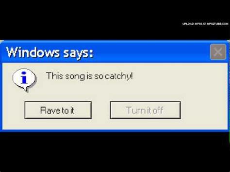 meme sound buttons windows error song